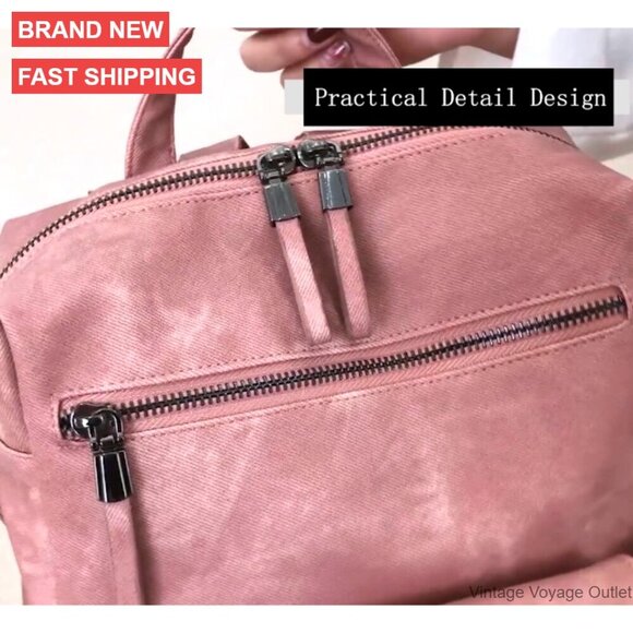 Small Waterproof Anti-Theft Convertible Backpack Purse with Multiple Pockets main image 6